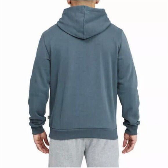 PUMA Men's XXL Modern Basics 22 Cotton Blend Pullover Hoodie Embroidered Blue - Picture 5 of 10